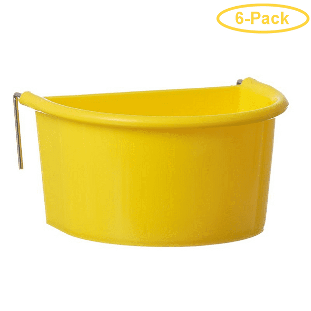 Living World Large Seed Cup for Parrots Assorted Colors
